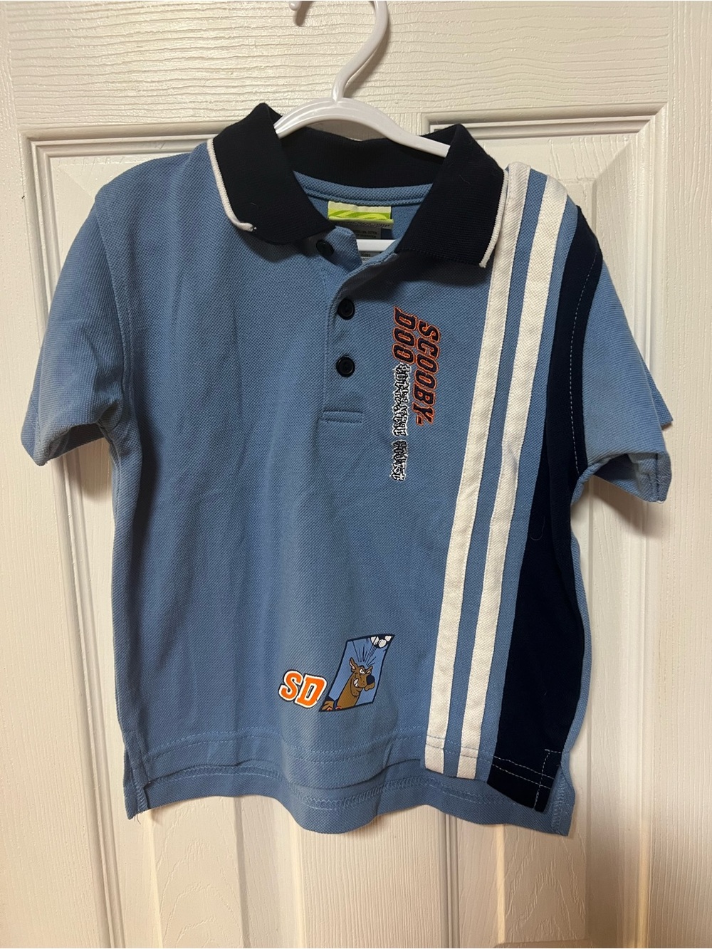 Vintage Scooby-Doo Blue Polo Shirt